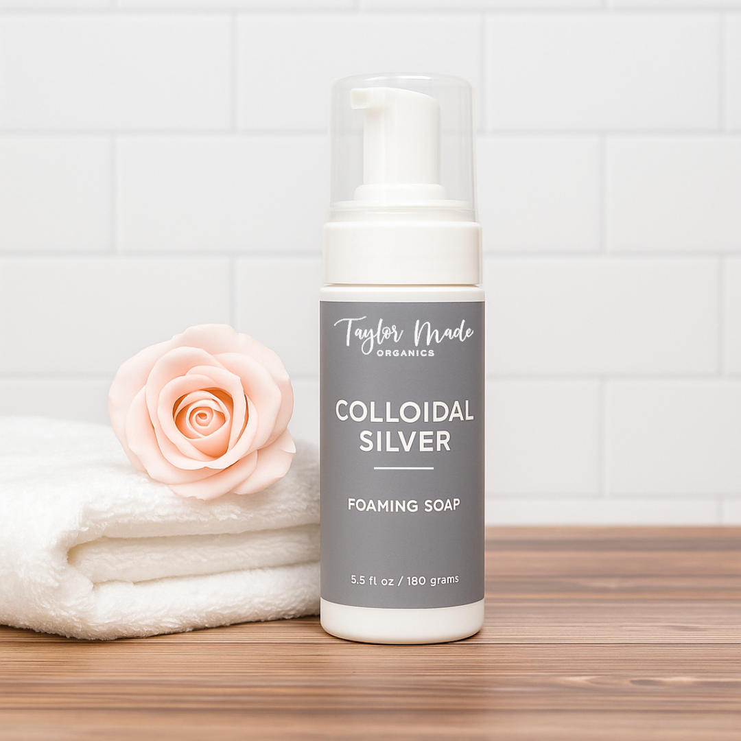 Colloidal Silver Foaming Soap toxin-free | Taylor Made Organics